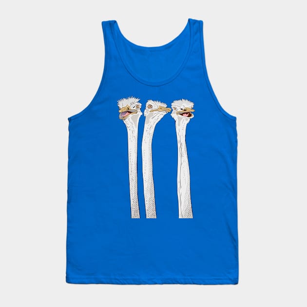 Three ostriches Tank Top by mailboxdisco